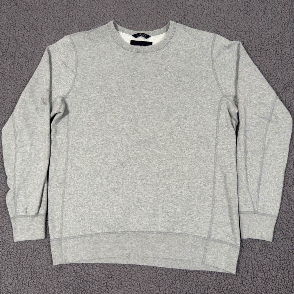 Wings + Horns Sweatshirt Mens Large Gray Pima Cotton Crewneck LS Pullover Canada
